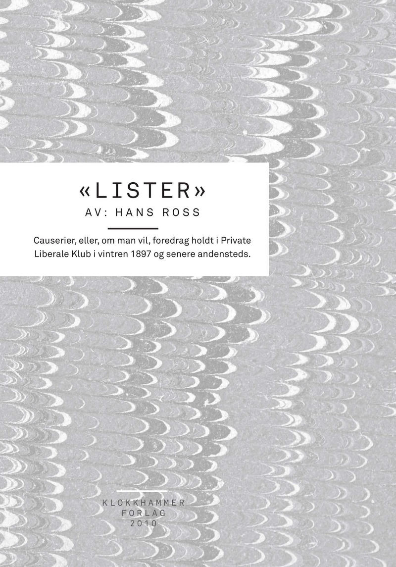 Lister av Hans Ross